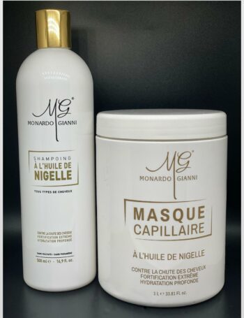 Masque + Shampooing à l'huile de Nigelle